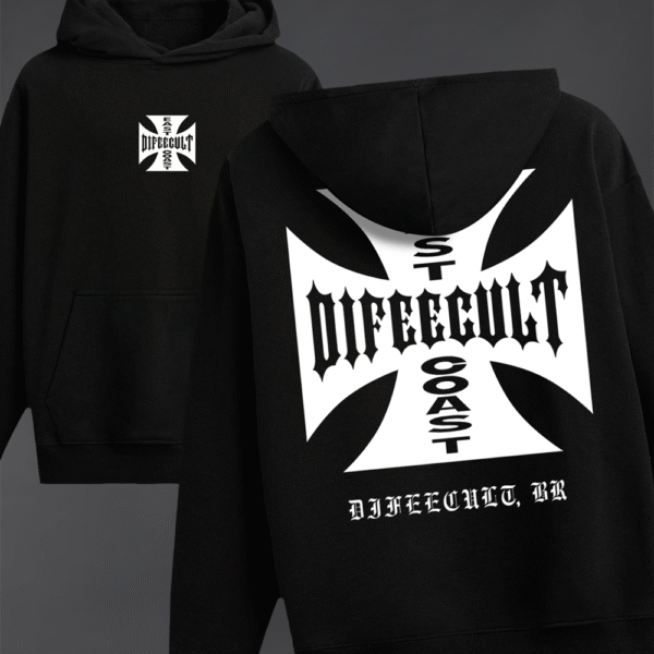 MOLETOM EAST COAST PRETO