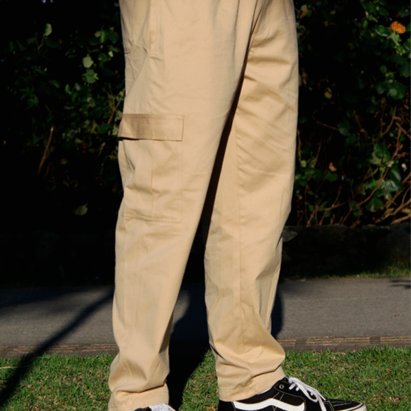 CALÇA CARGO BEGE