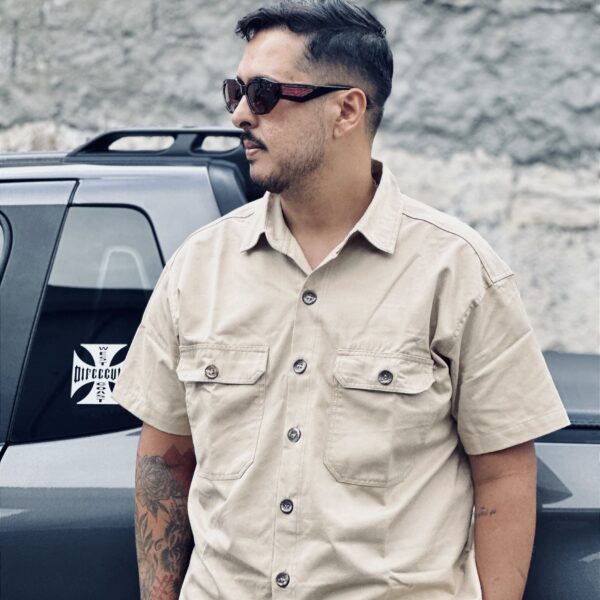 CAMISA WORKSHIRT BEGE