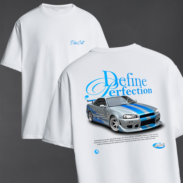 CAMISETA GTR VELOZES BRANCA