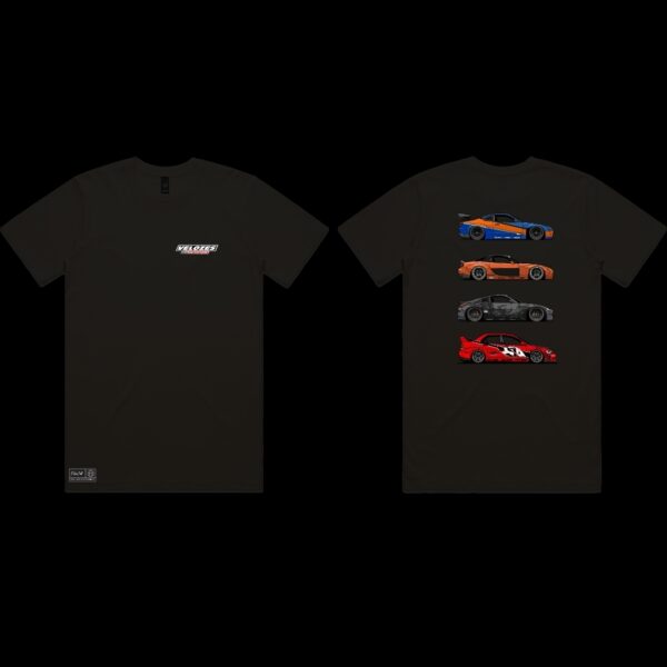 CAMISETA SET VELOZES TOKIO PRETA