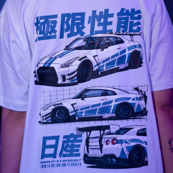 CAMISETA GTR R35 FNX BRANCA