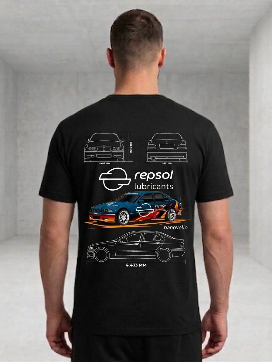 CAMISETA E36 BA NOVELLO PRETA