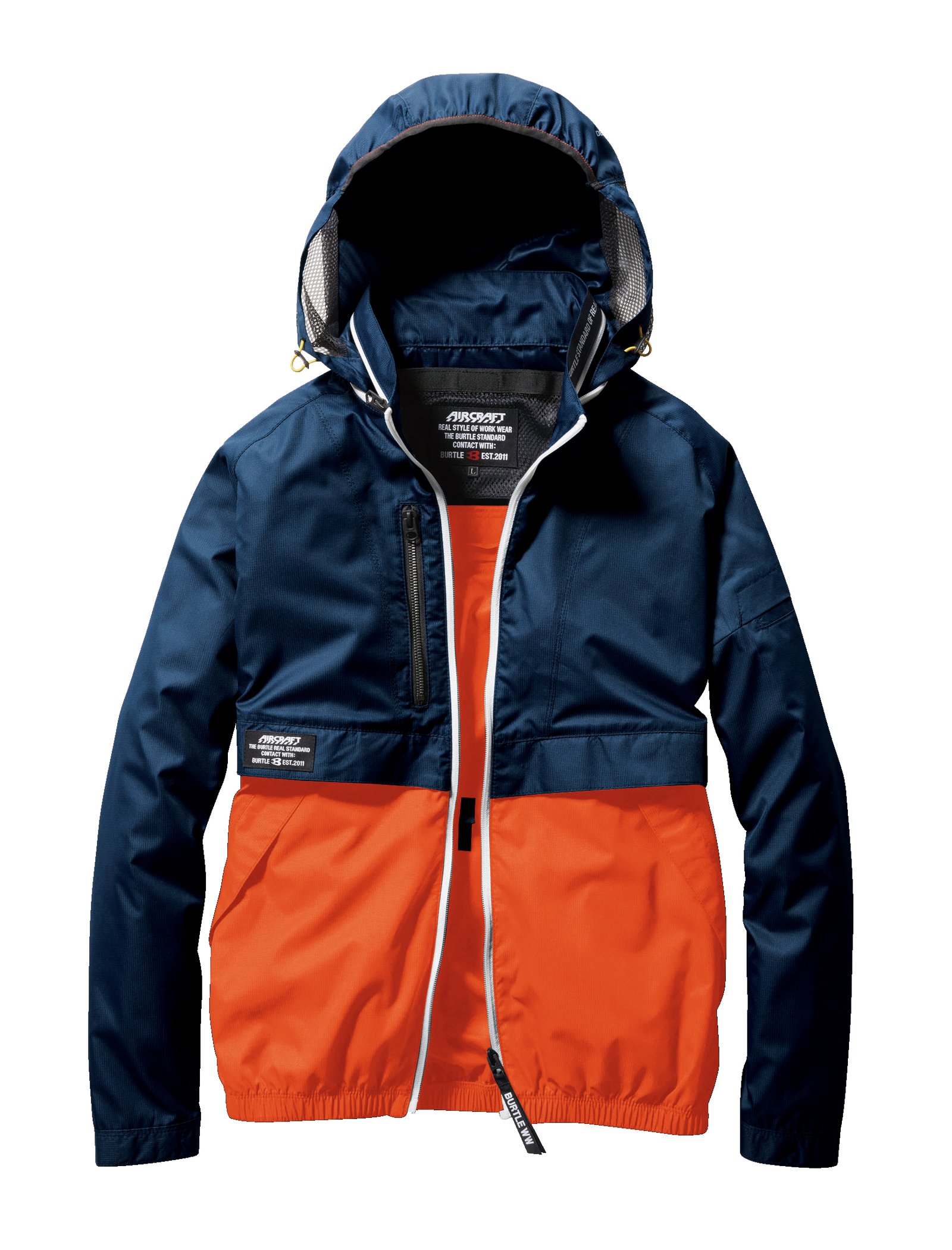 JAQUETA VENTILADA COM CAPUZ MAVERICK ORANGE